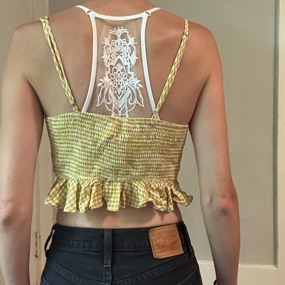 Yellow Gingham Top - Picture 4 of 6